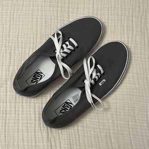 Men’s Gray Vans - WORN ONCE